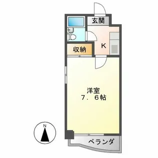 ルピナス栄【4A号室】の間取り