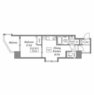 Gramercy Juso-higashi 1st【8階】の間取り