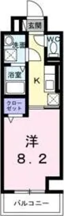 ウィングコート天王寺【2階】の間取り
