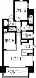 ローレルアイ名駅東【4階】の間取り