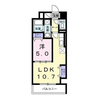 ウィングコート天王寺【2階】の間取り