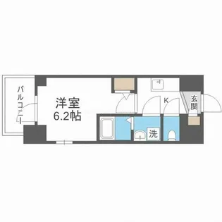 エスリードレジデンス梅田グランデ【10階】の間取り