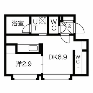 Mtria学園前【1階】の間取り