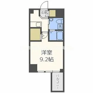HS梅田EAST【8階】の間取り