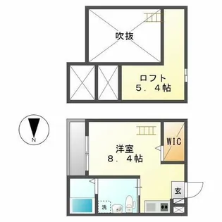 セレーネ豊田本町【1階】の間取り