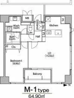 グラン・アベニュー栄【12階】の間取り