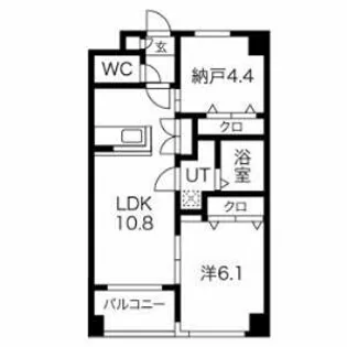 Tiffany【2階】の間取り