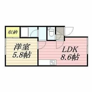コートブランシェ【3階】の間取り