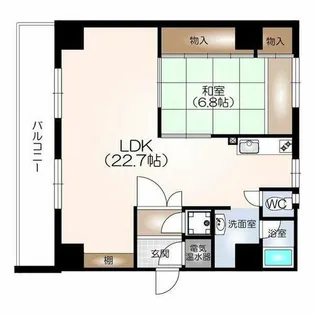 主税ビル【9階】の間取り