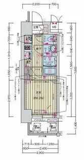 プレサンス天神橋筋六丁目ヴォワール【0301号室】の間取り