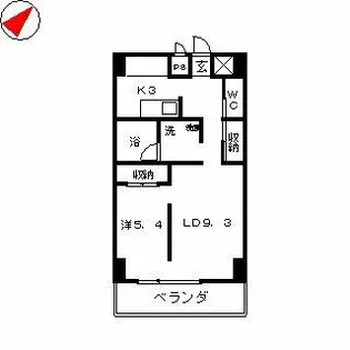 liberal【602号室】の間取り