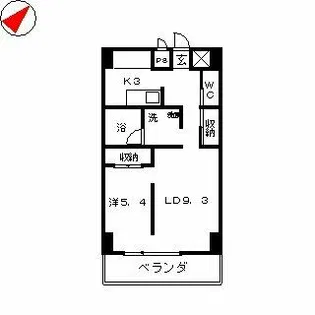 liberal【602号室】の間取り