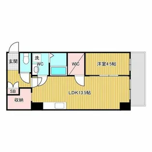 SUNNY SIDE 生玉【3階】の間取り