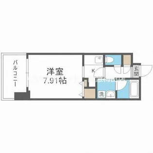 グランシス江坂【6階】の間取り