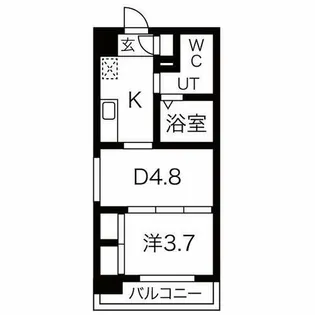 Lexella西吹田【6階】の間取り
