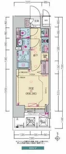 プレサンス堺筋本町ディスティニー【7階】の間取り