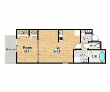 ジーメゾン大久保アスピダ【2階】の間取り