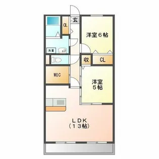 ガーデンコート【3階】の間取り