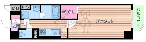 サンシティハルカ【6階】の間取り