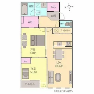 Solare本陣【1階】の間取り