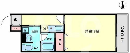 FLOURISH【7階】の間取り
