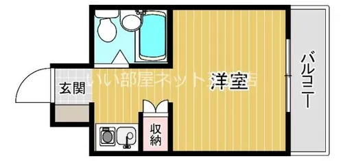 ネオコート天王寺【3階】の間取り