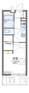 レオパレス舎利寺CF【3階】の間取り