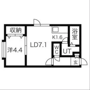 アークコート平岸48【303号室】の間取り