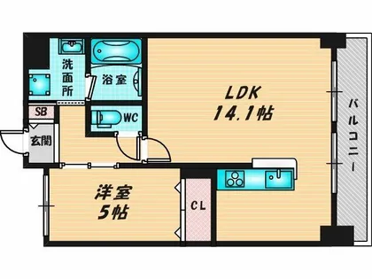La Verde長田【1階】の間取り