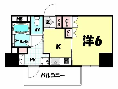 神戸元町NOAH【6階】の間取り