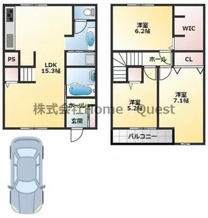 フェリーチェ【1階】の間取り