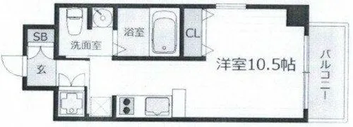 マリス京橋WING【4階】の間取り
