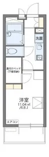 レオパレスE サクセス【3階】の間取り