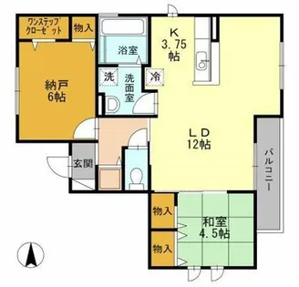 グランドゥール【3階】の間取り