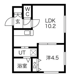 リベルタ澄川【4階】の間取り