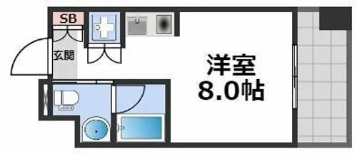 グランツ西大橋【11階】の間取り