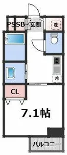 アール大阪グランデ【7階】の間取り