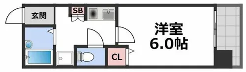グリーンプラザ城東【2階】の間取り