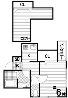 グランメール腕塚【2階】の間取り