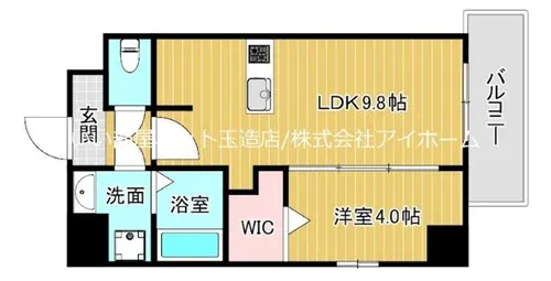 ミラージュパレス天王寺堀越町【5階】の間取り
