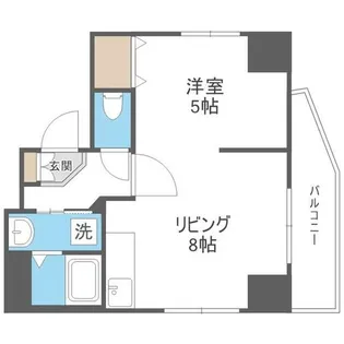リライエンス円山【2階】の間取り