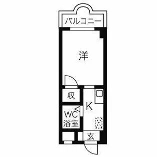 クレールショーワII【3C号室】の間取り