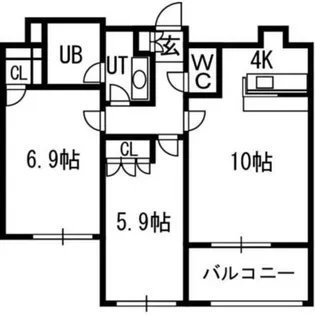 グランカーサ裏参道【12階】の間取り