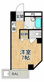 ドムス白鷺【2階】の間取り