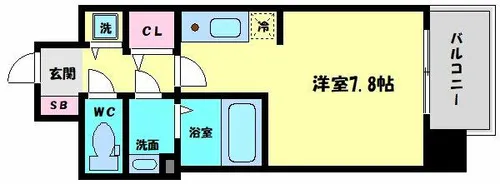 BLAU本町東【4階】の間取り