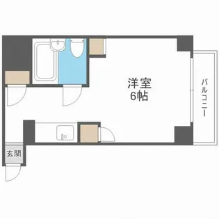 メゾンドール天神橋【4階】の間取り
