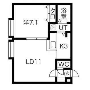 SAF SUMIKAWA【3階】の間取り