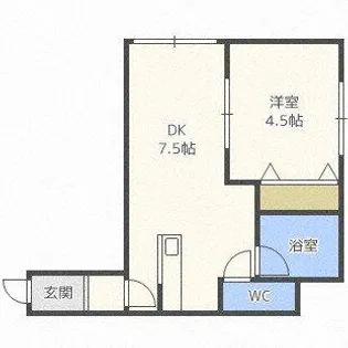 ルクリア4・7【205号室】の間取り