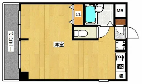 パンルネックスクリスタル博多駅南【9階】の間取り