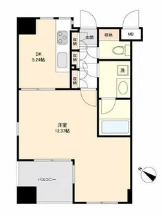 クレアセンターマーク【10階】の間取り